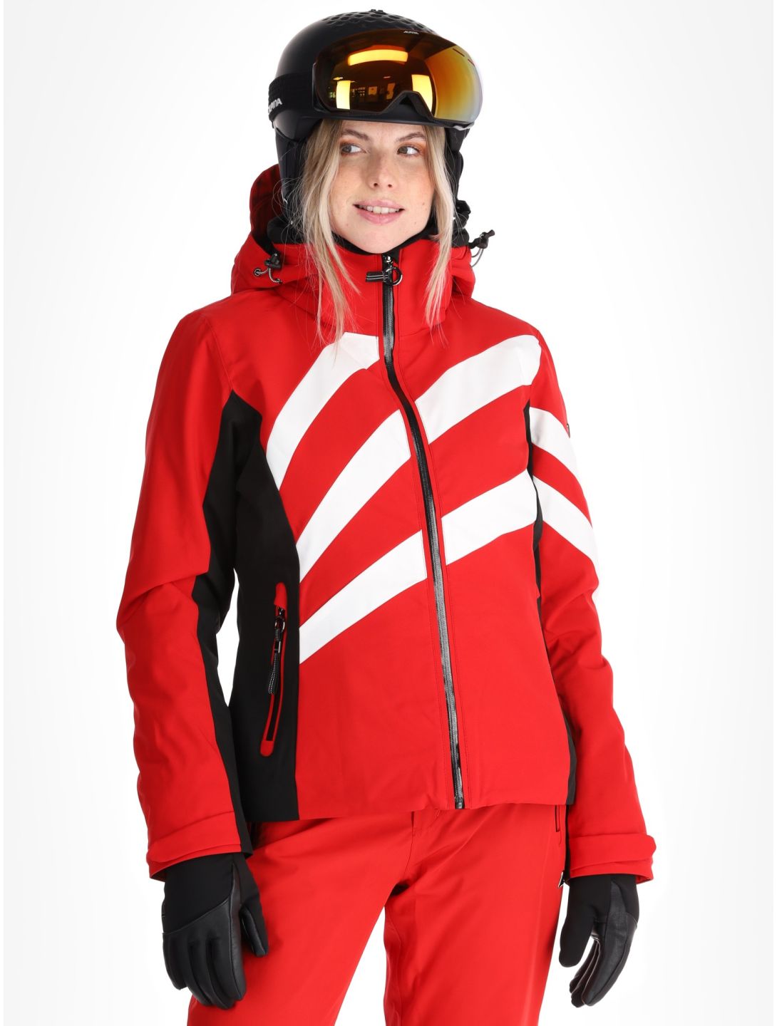 Luhta, Lintula veste de ski femmes Cranberry rouge 