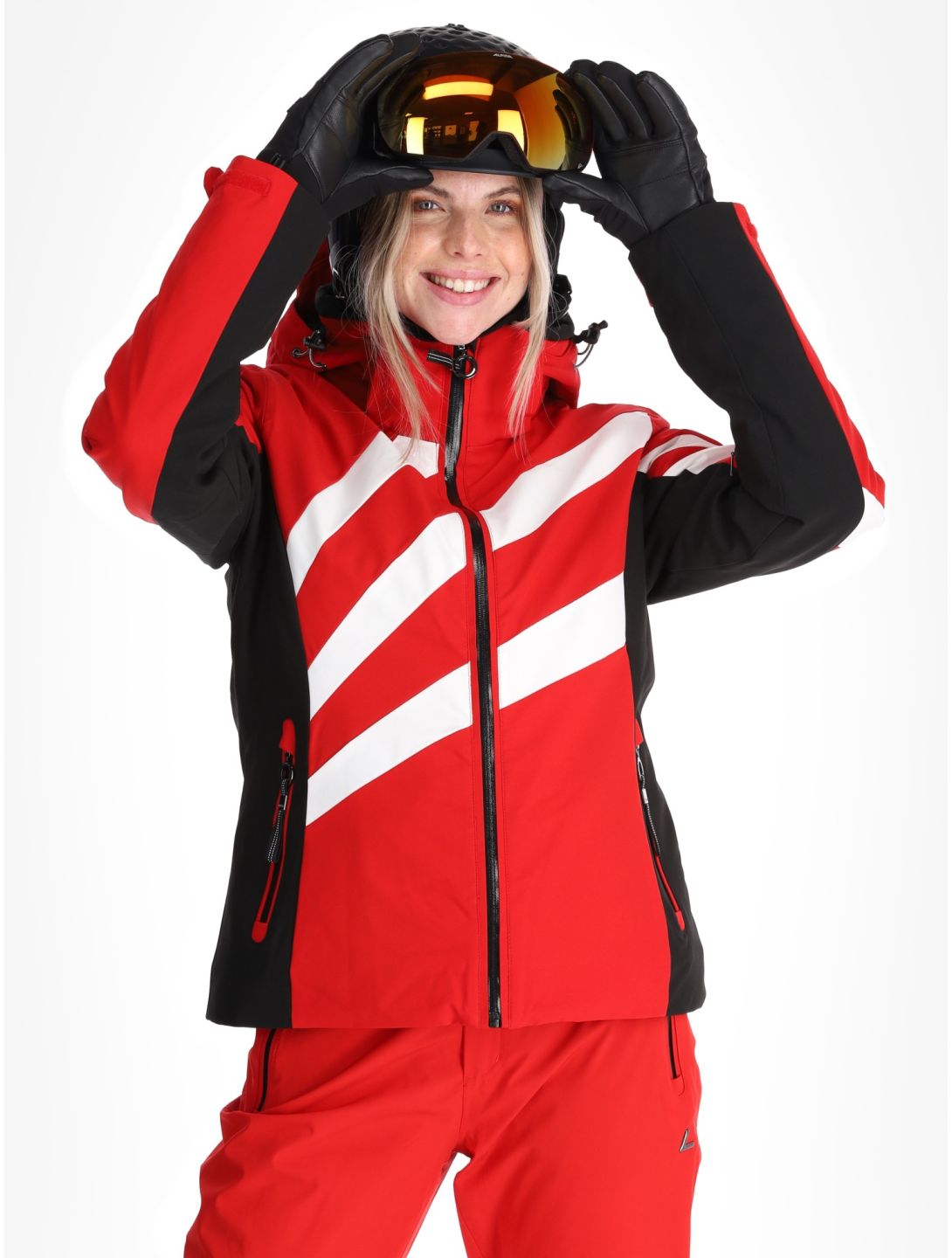 Luhta, Lintula veste de ski femmes Cranberry rouge 