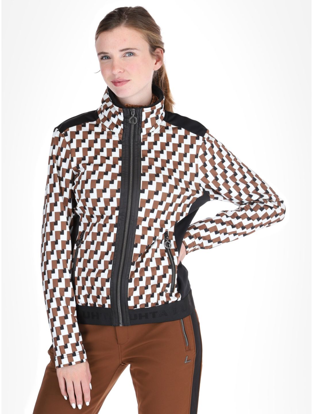 Luhta, Lompola gilet femmes Chocolat brun 