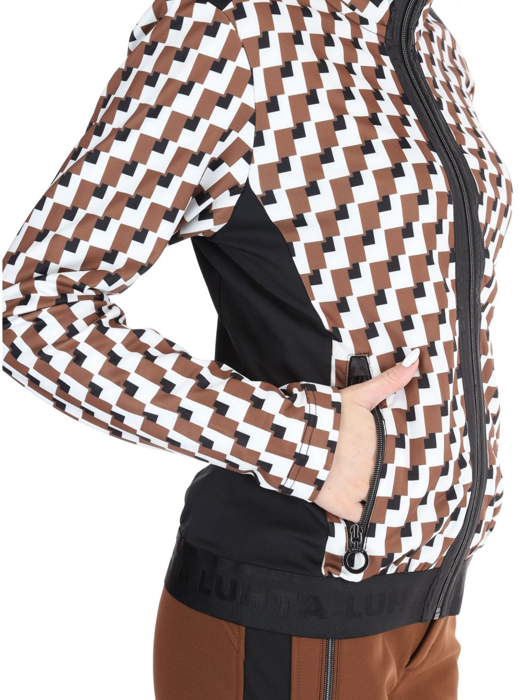 Luhta, Lompola gilet femmes Chocolat brun 