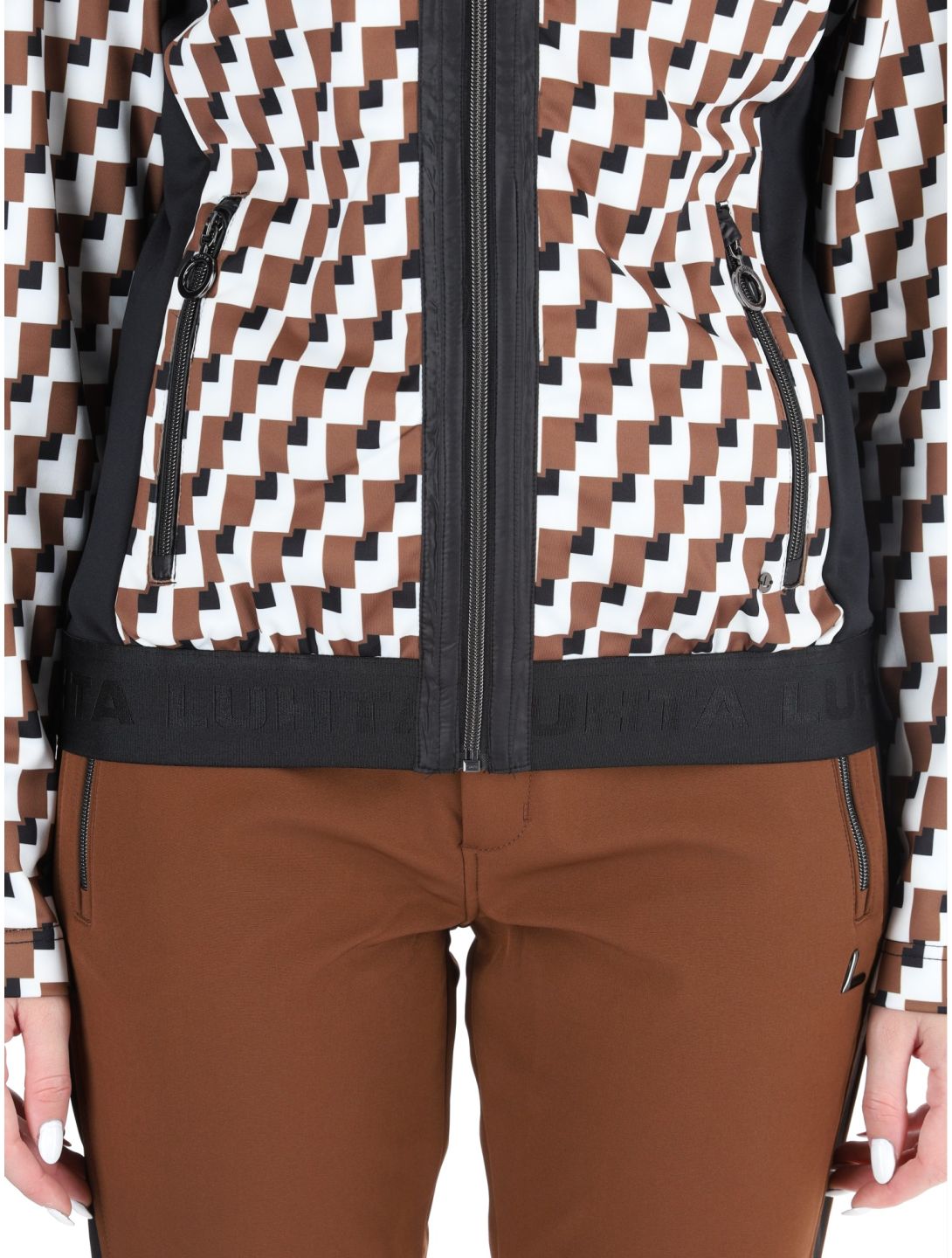 Luhta, Lompola gilet femmes Chocolat brun 