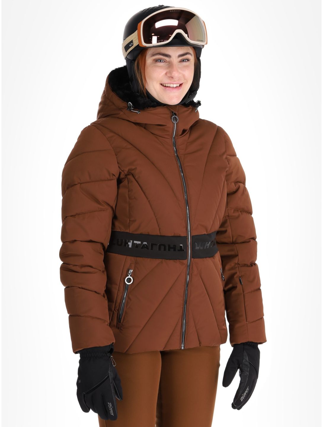 Luhta, Luhta Hakolahti veste de ski femmes Chocolat brun 