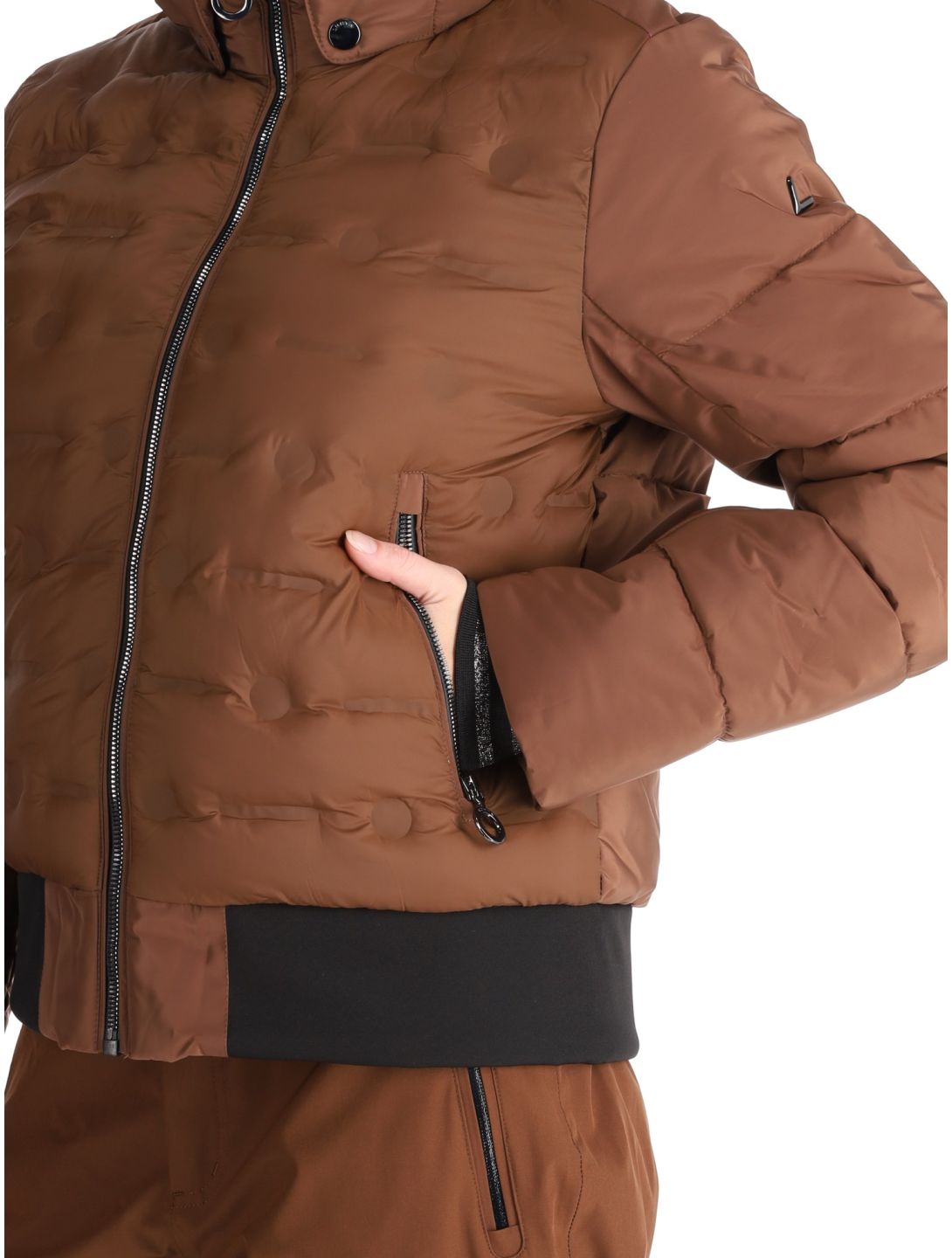 Luhta, Halhola veste de ski femmes Chocolat brun 