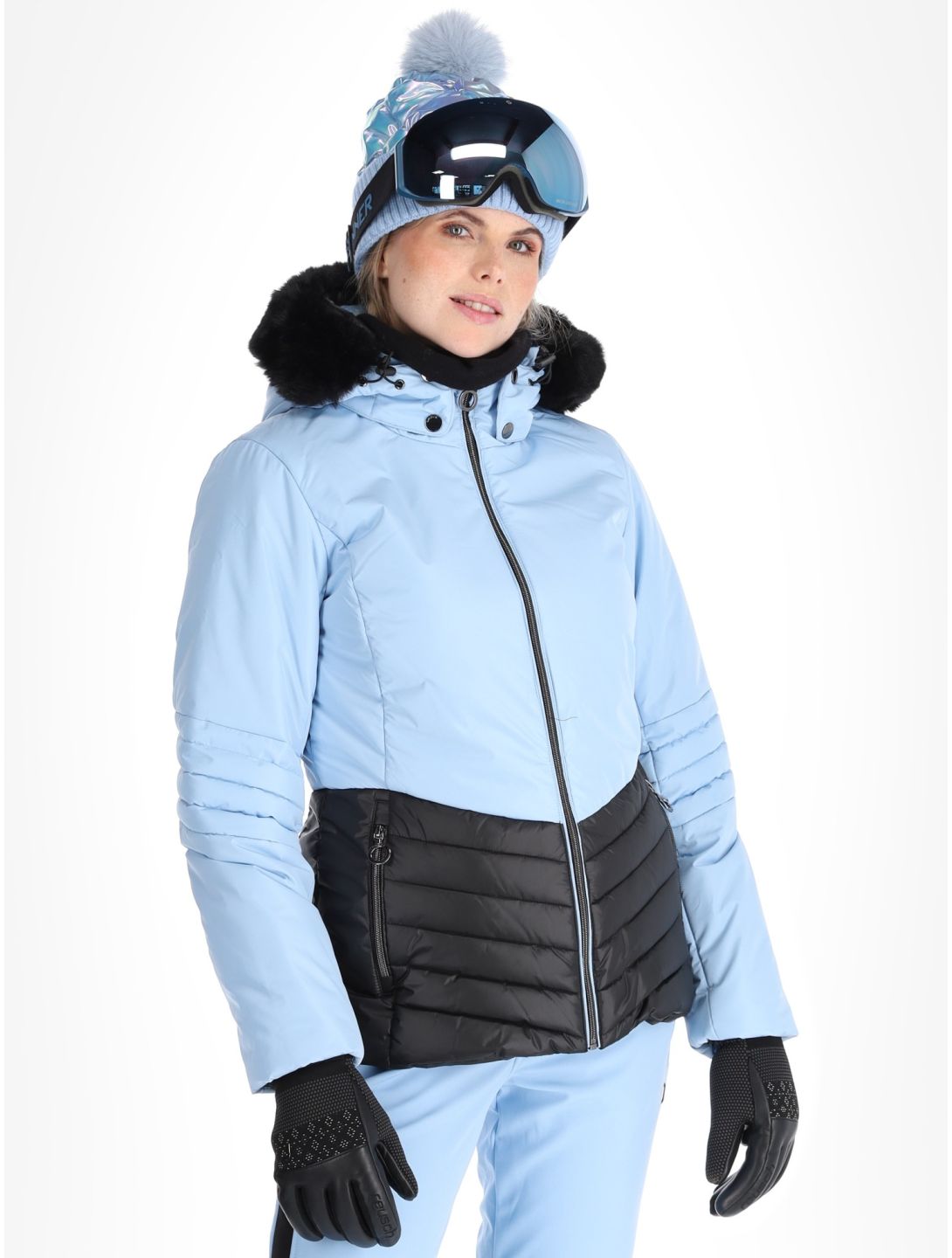 Luhta, Halkis veste de ski femmes Light Blue bleu 