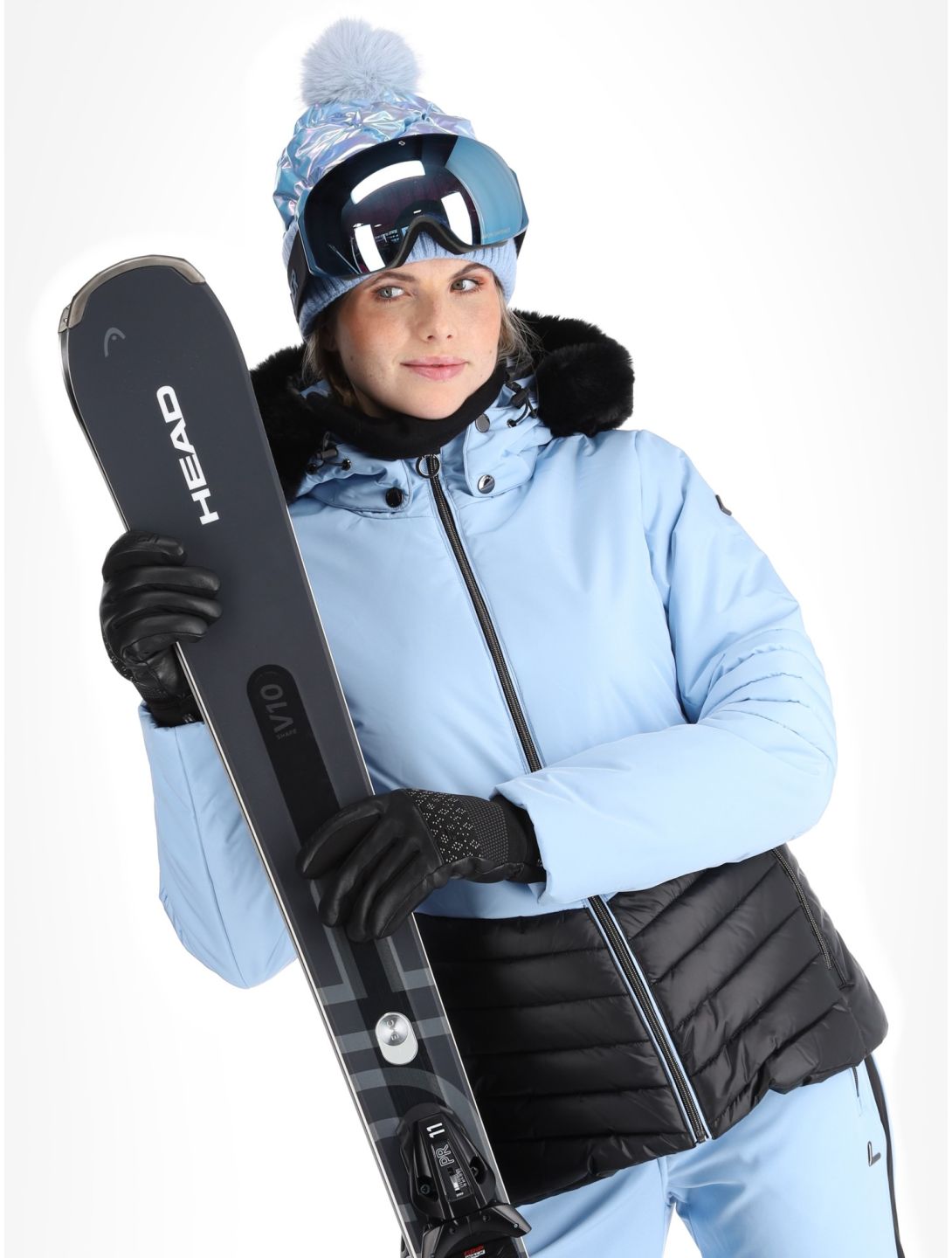 Luhta, Halkis veste de ski femmes Light Blue bleu 