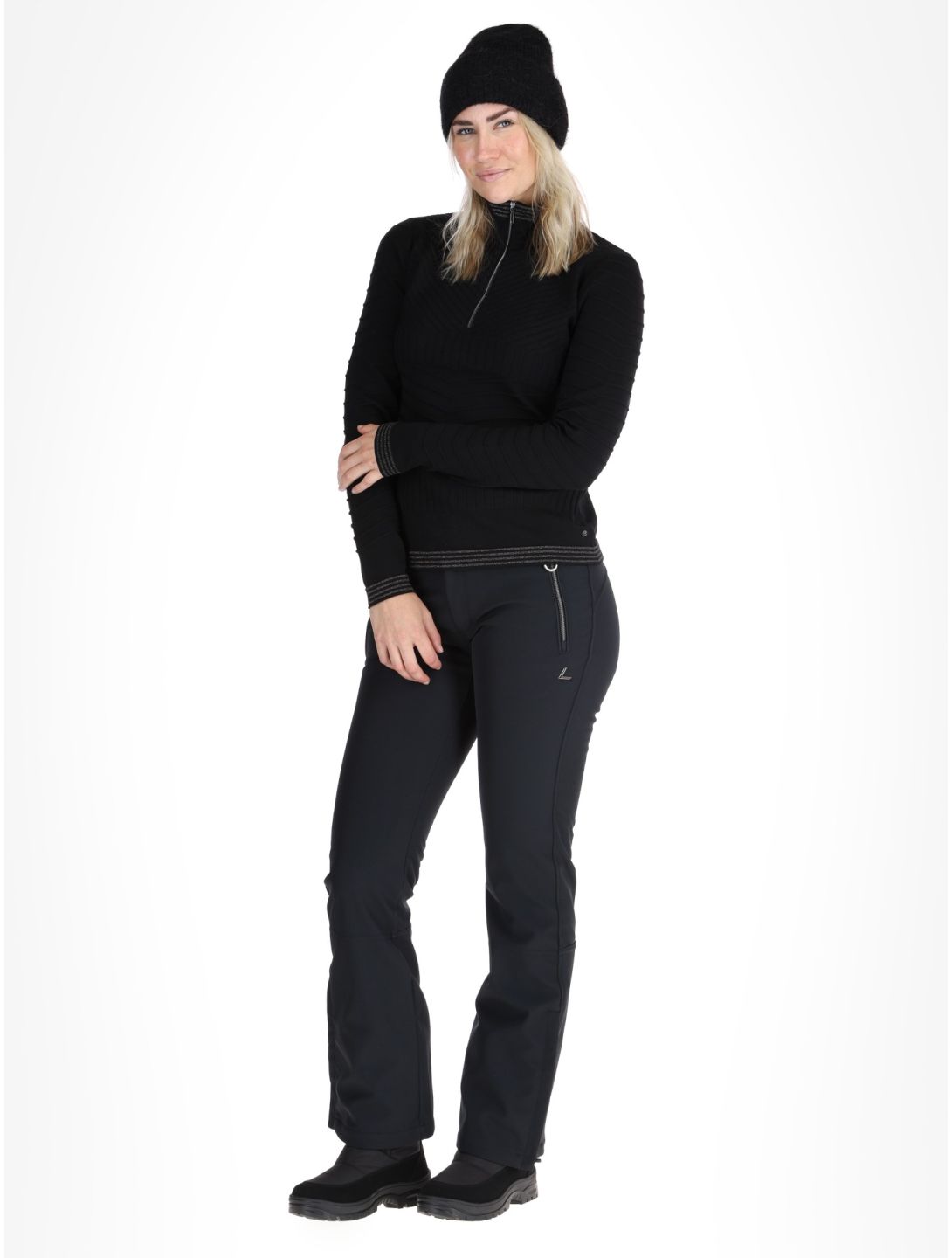 Luhta, Halso pull de ski femmes Black noir 