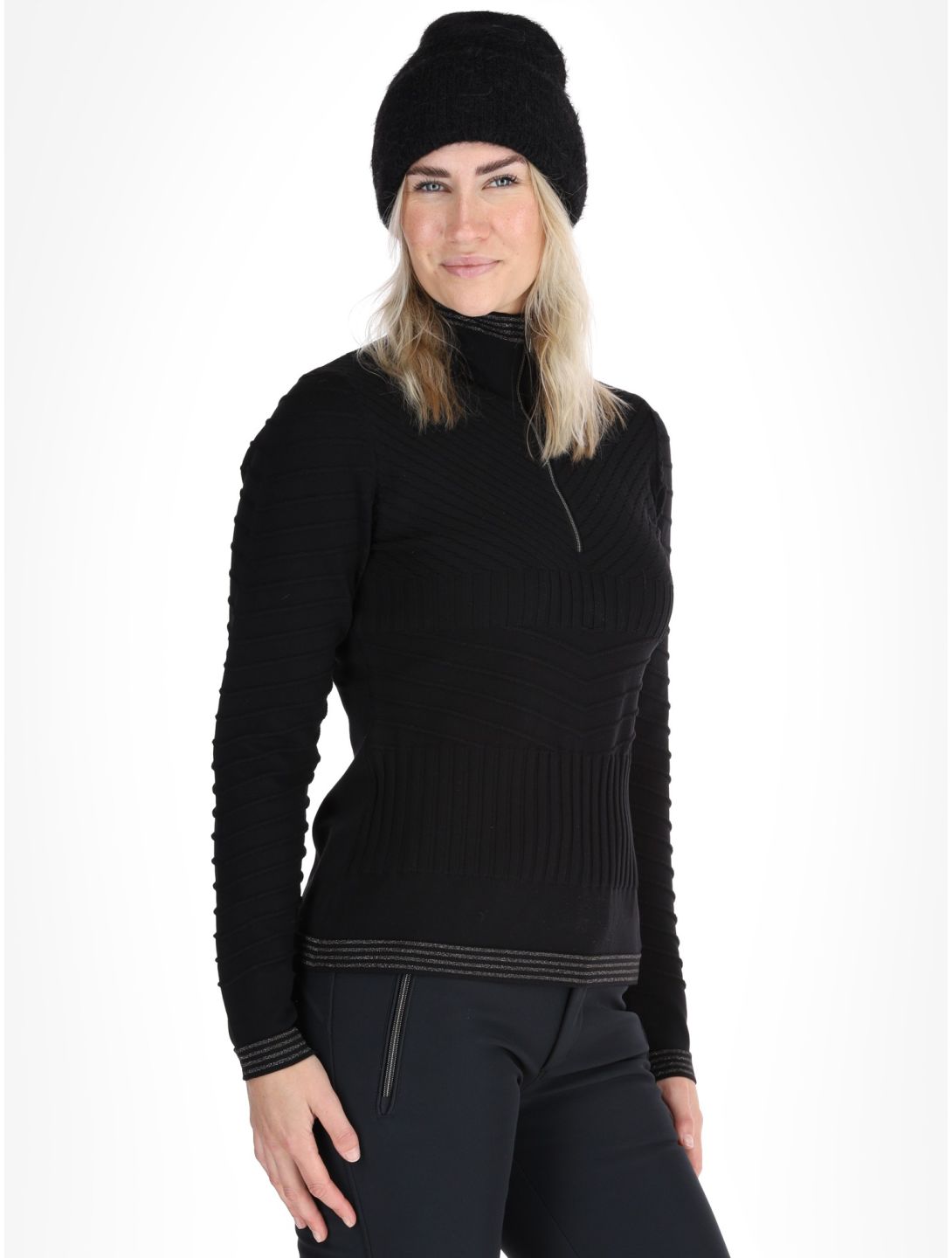 Luhta, Halso pull de ski femmes Black noir 