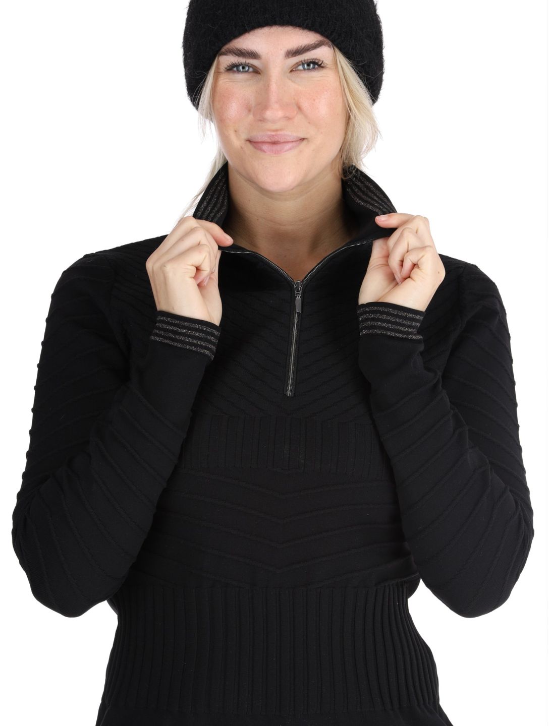 Luhta, Halso pull de ski femmes Black noir 