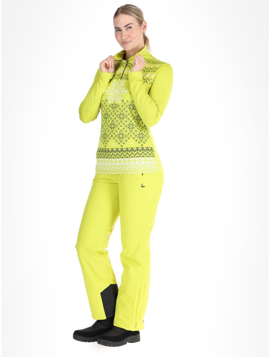 Luhta, Hangist pull de ski femmes Aloe vert 