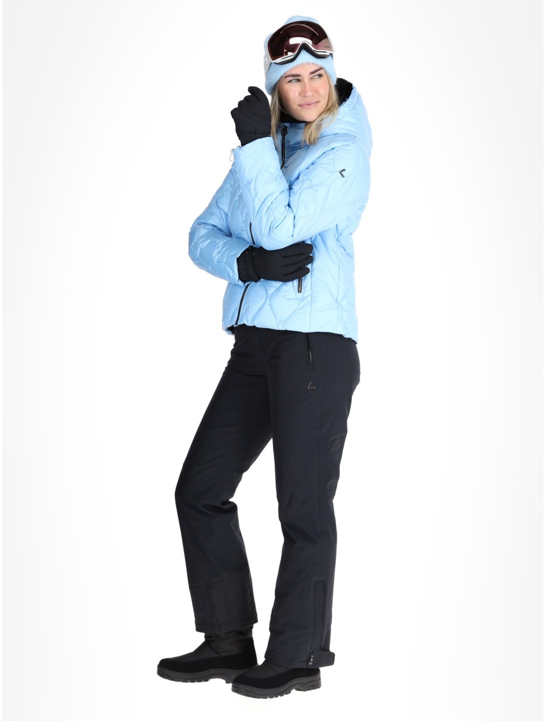 Luhta, Harikkala veste de ski femmes Light Blue bleu 