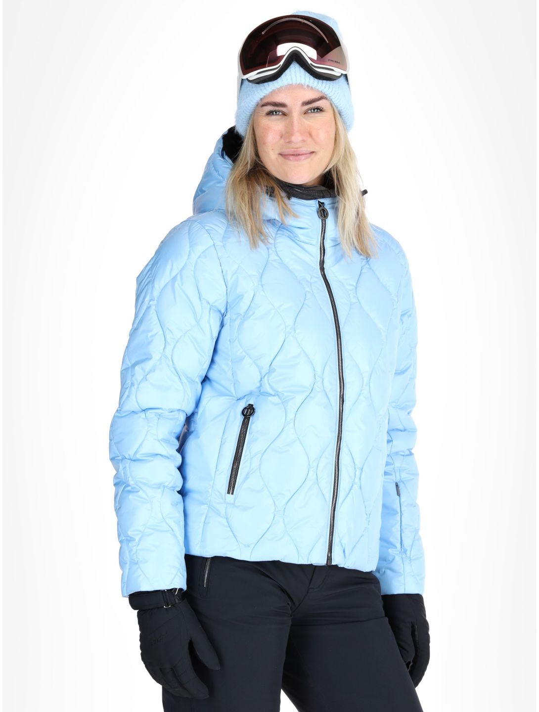 Luhta, Harikkala veste de ski femmes Light Blue bleu 