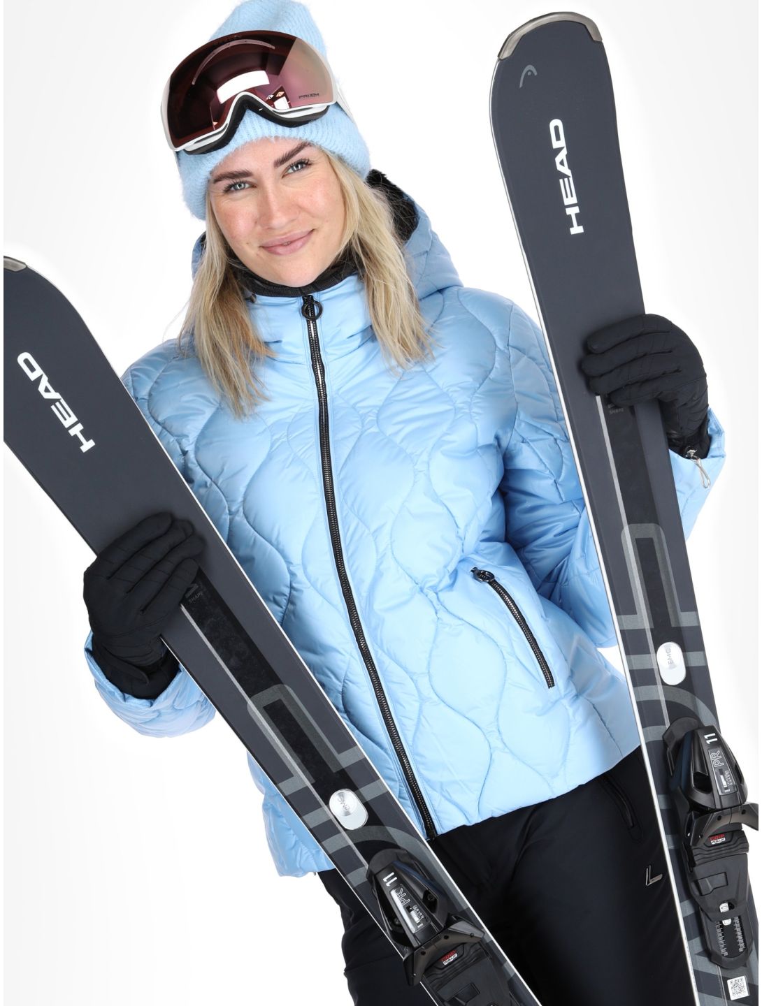 Luhta, Harikkala veste de ski femmes Light Blue bleu 