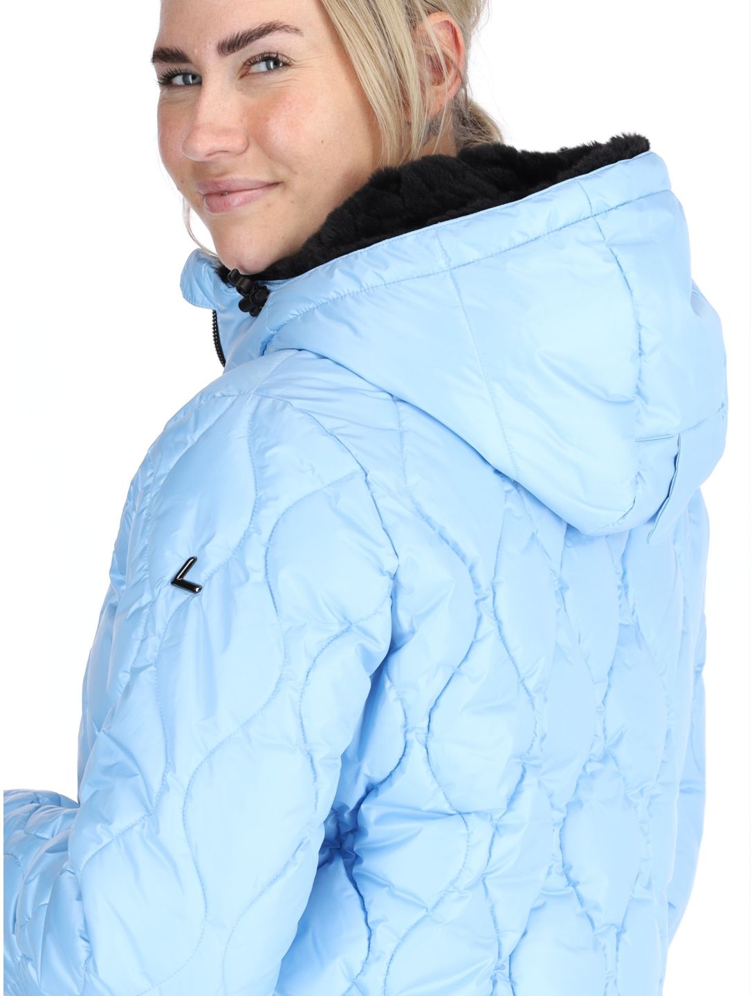 Luhta, Harikkala veste de ski femmes Light Blue bleu 