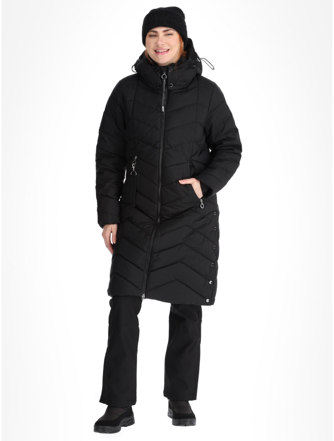 Luhta, Luhta Iiksi veste de ski femmes Basic Black noir 