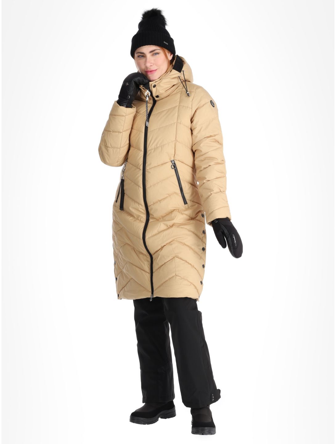 Luhta, Iiksi manteau d'hiver femmes Powder blanc 