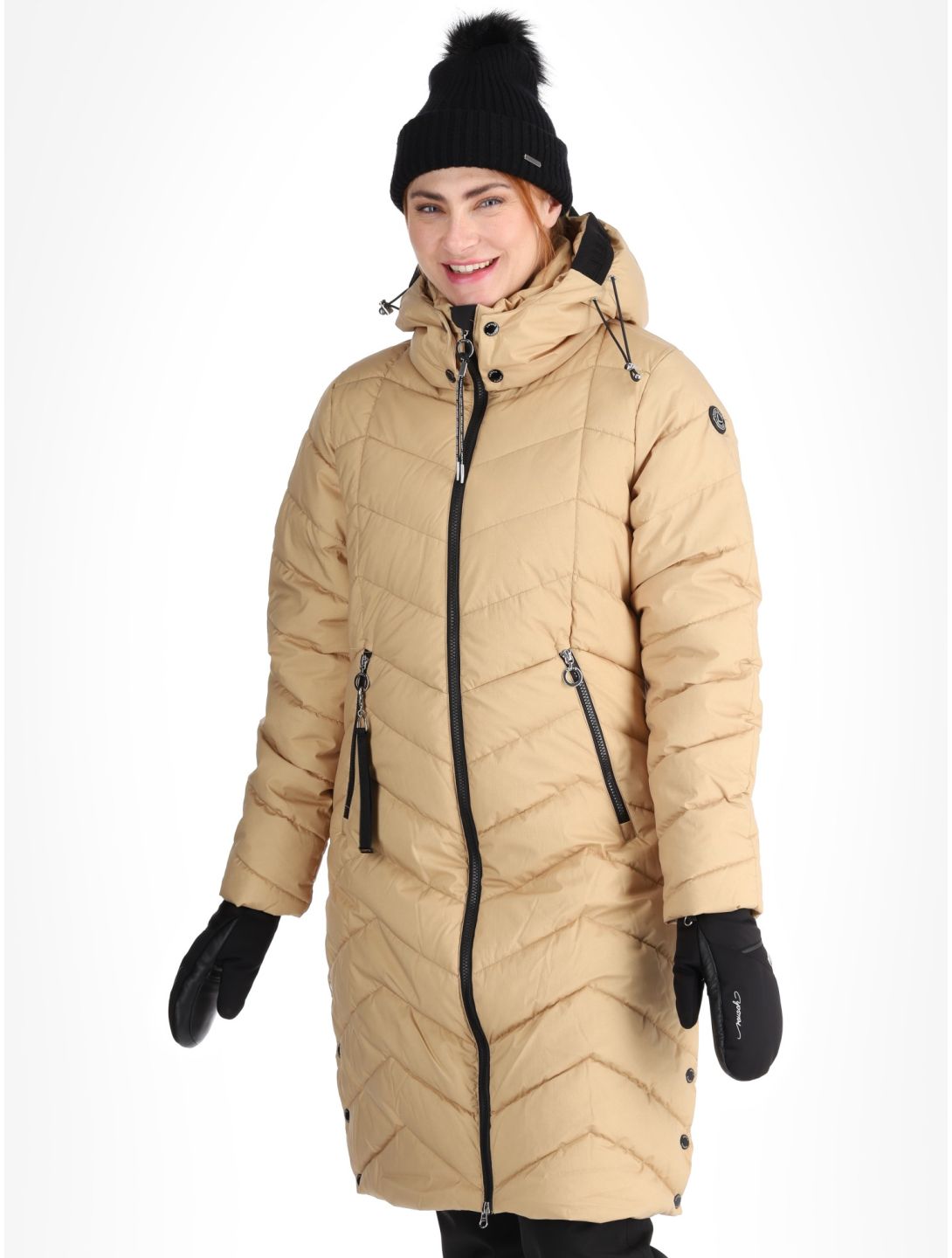 Luhta, Iiksi manteau d'hiver femmes Powder blanc 