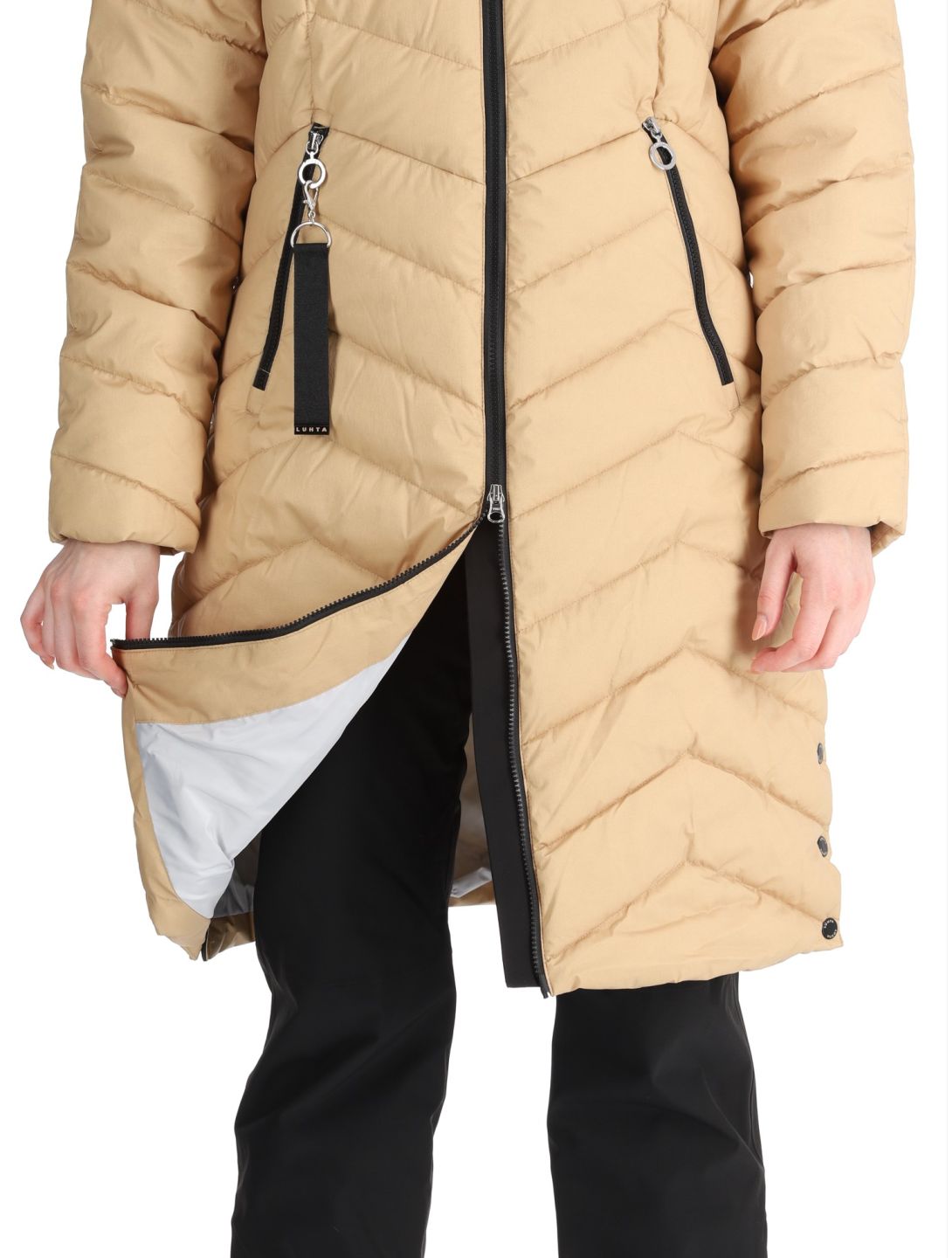 Luhta, Iiksi manteau d'hiver femmes Powder blanc 