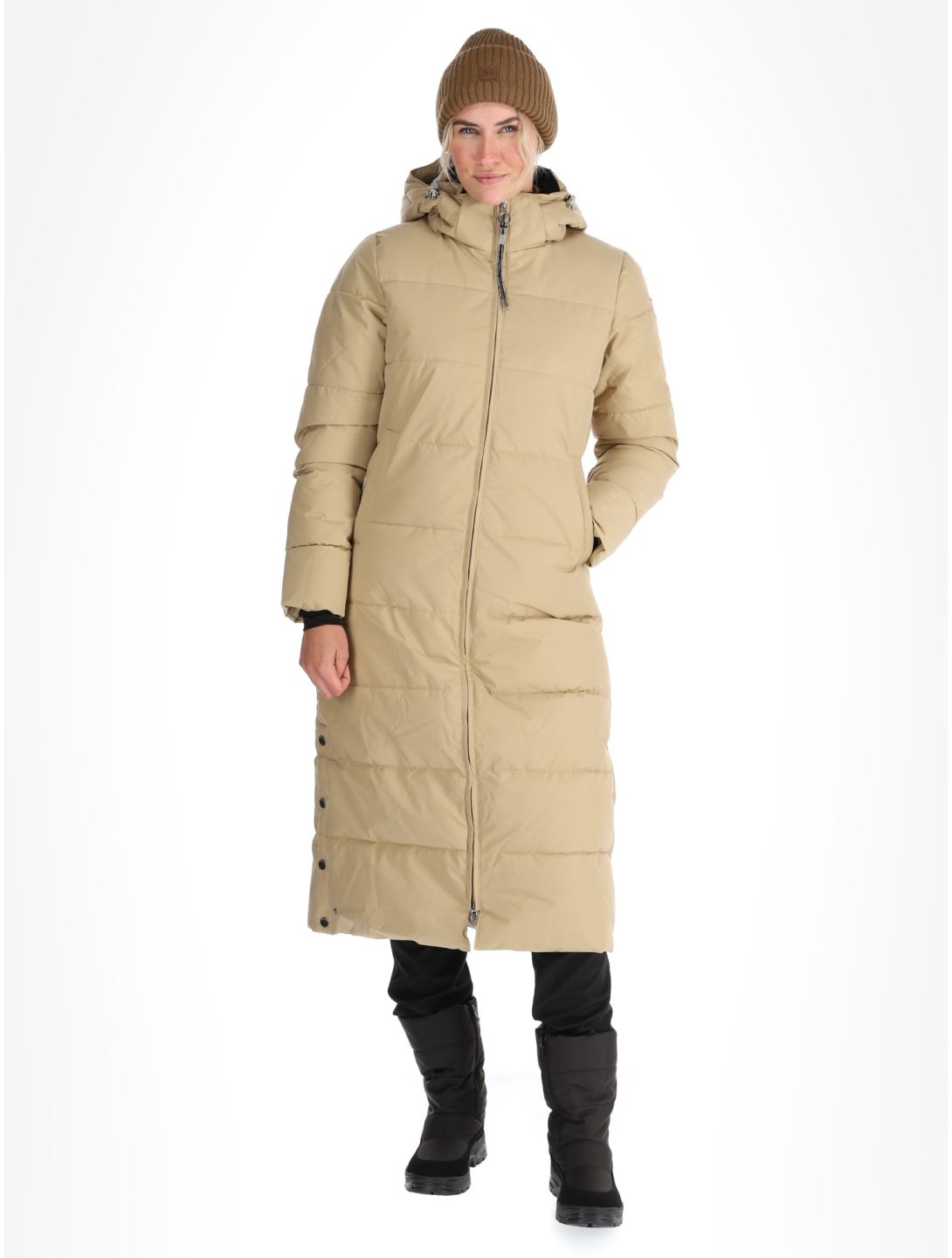 Luhta, Iisalmi manteau d'hiver femmes Powder blanc 