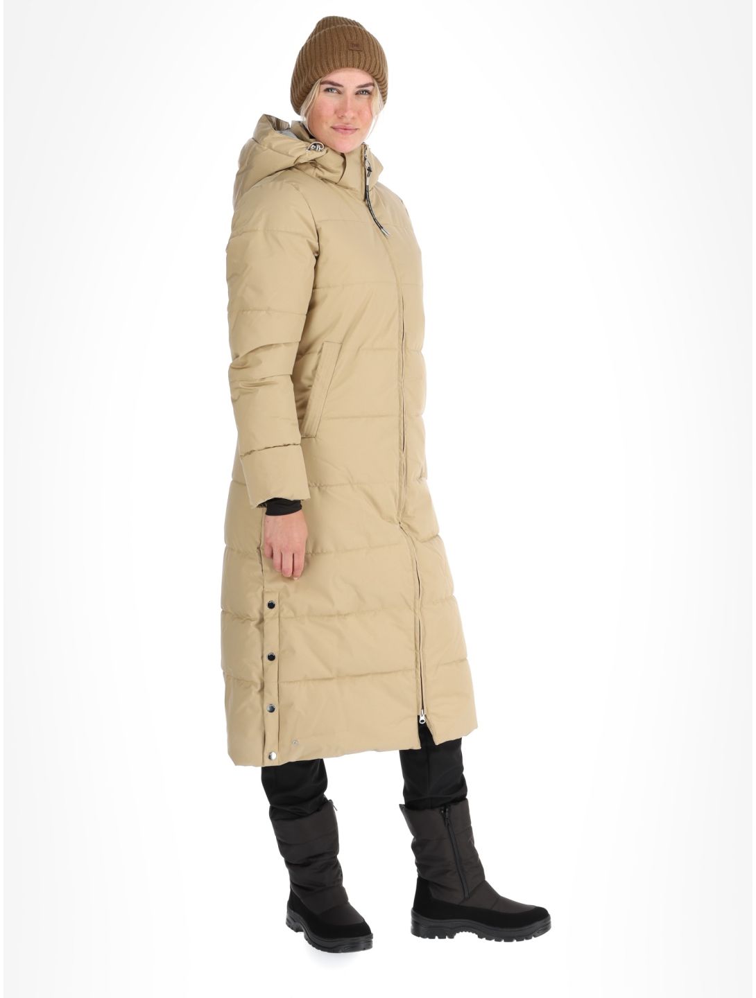 Luhta, Iisalmi manteau d'hiver femmes Powder blanc 