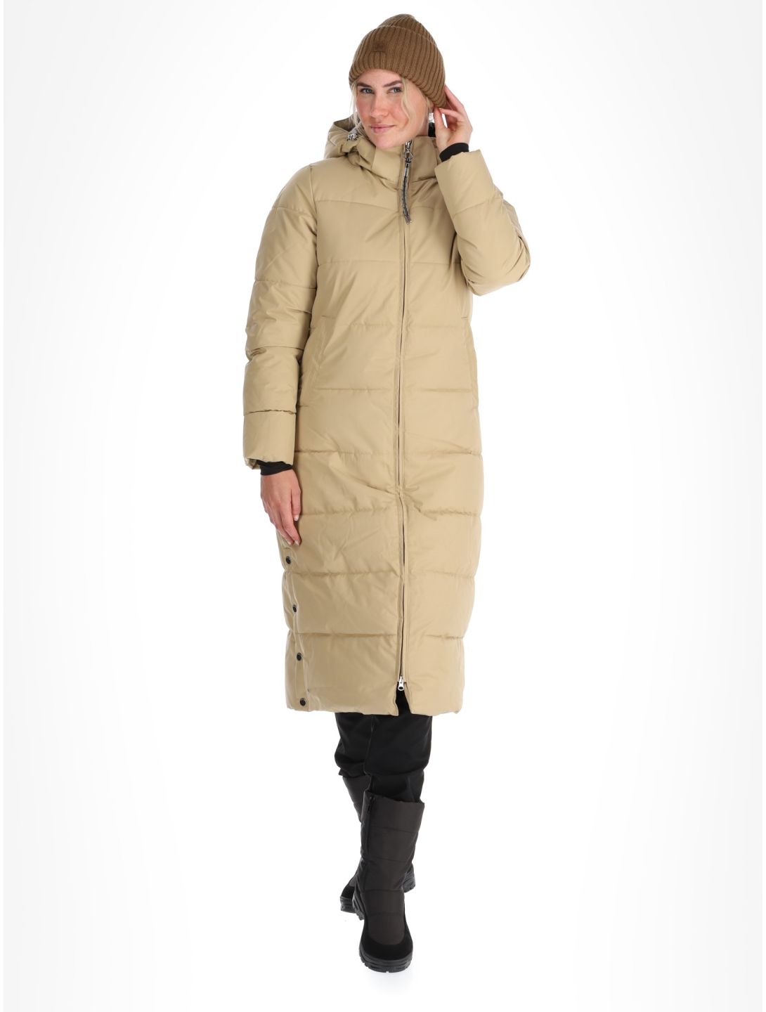 Luhta, Iisalmi manteau d'hiver femmes Powder blanc 