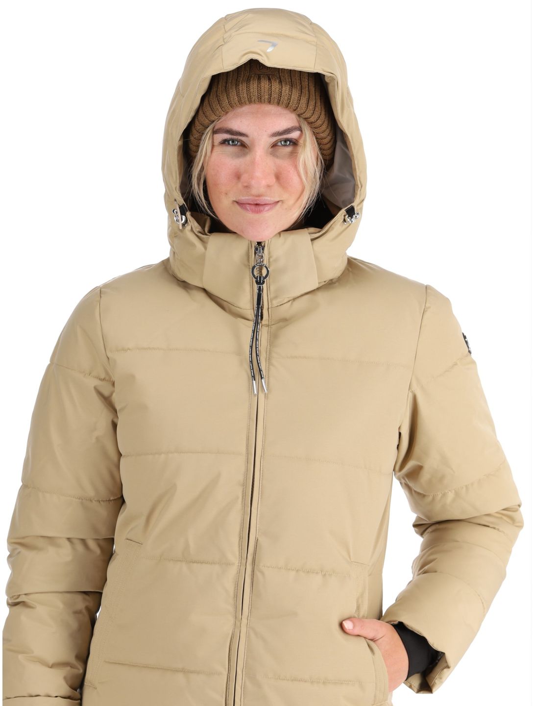 Luhta, Iisalmi manteau d'hiver femmes Powder blanc 