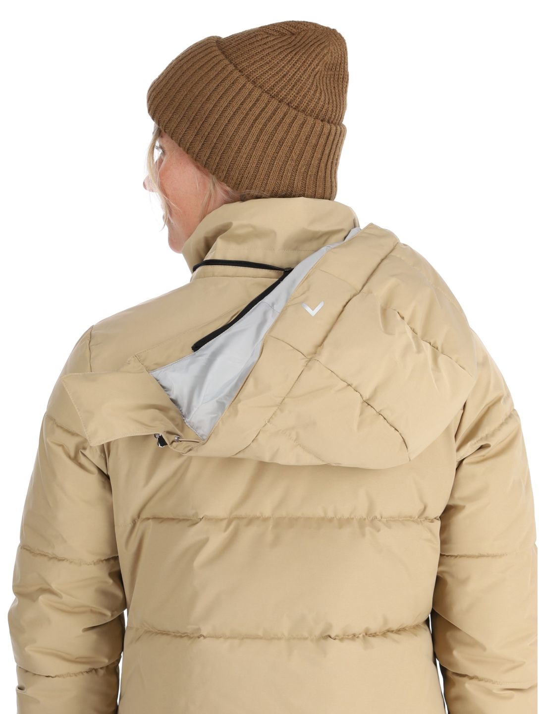 Luhta, Iisalmi manteau d'hiver femmes Powder blanc 