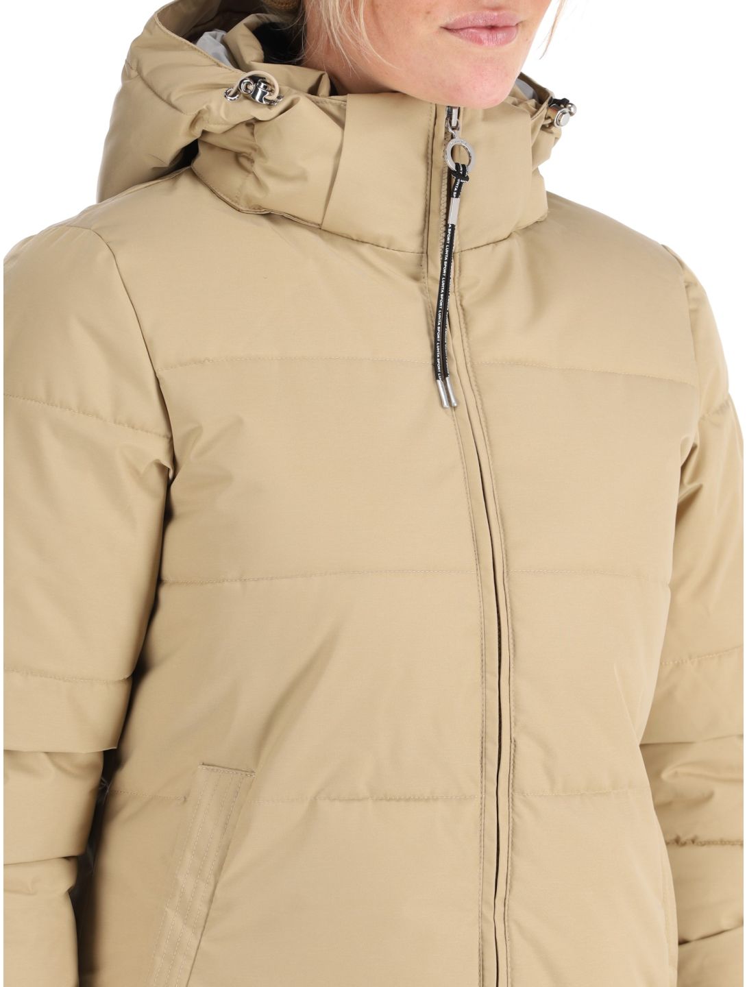 Luhta, Iisalmi manteau d'hiver femmes Powder blanc 