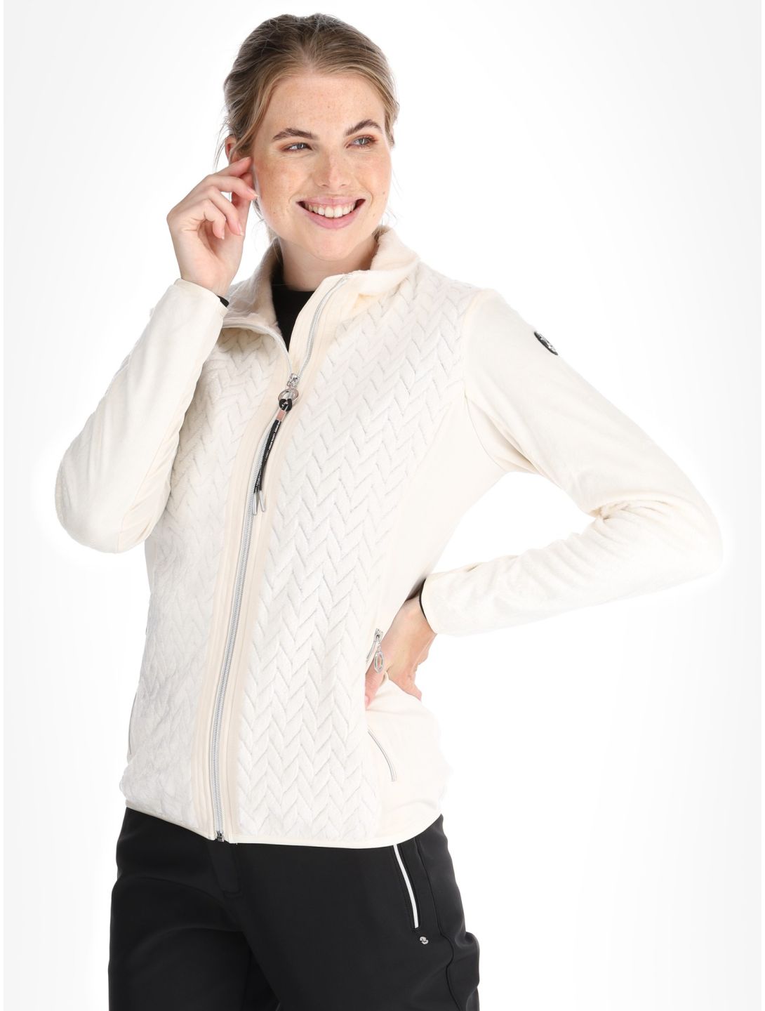 Luhta, Ikaala gilet femmes Natural White blanc 