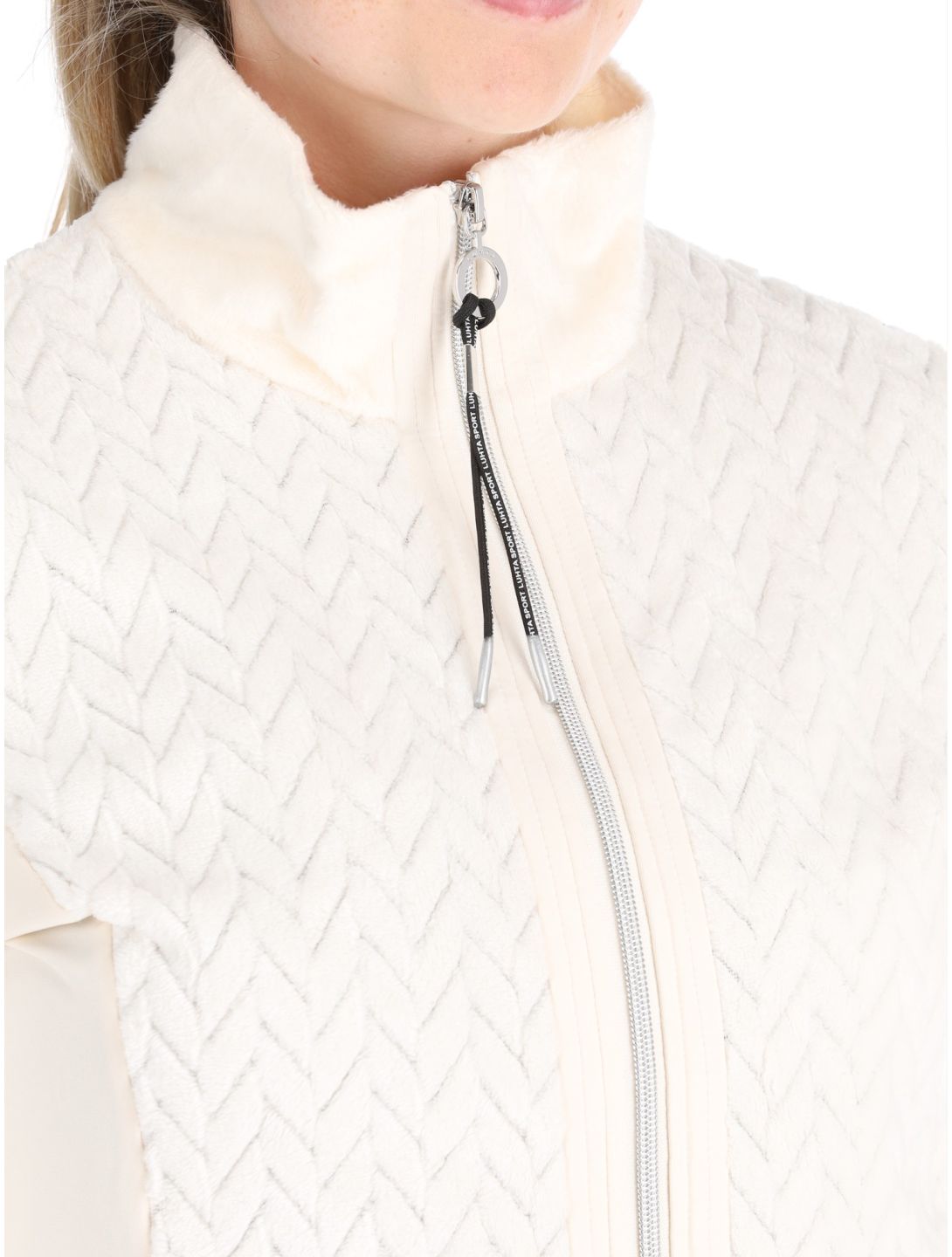 Luhta, Ikaala gilet femmes Natural White blanc 