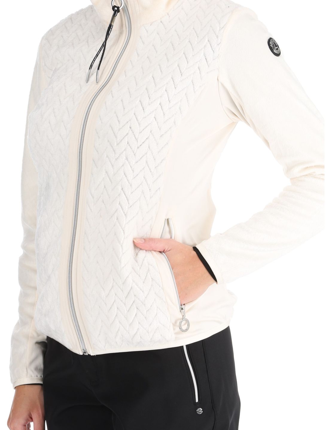 Luhta, Ikaala gilet femmes Natural White blanc 