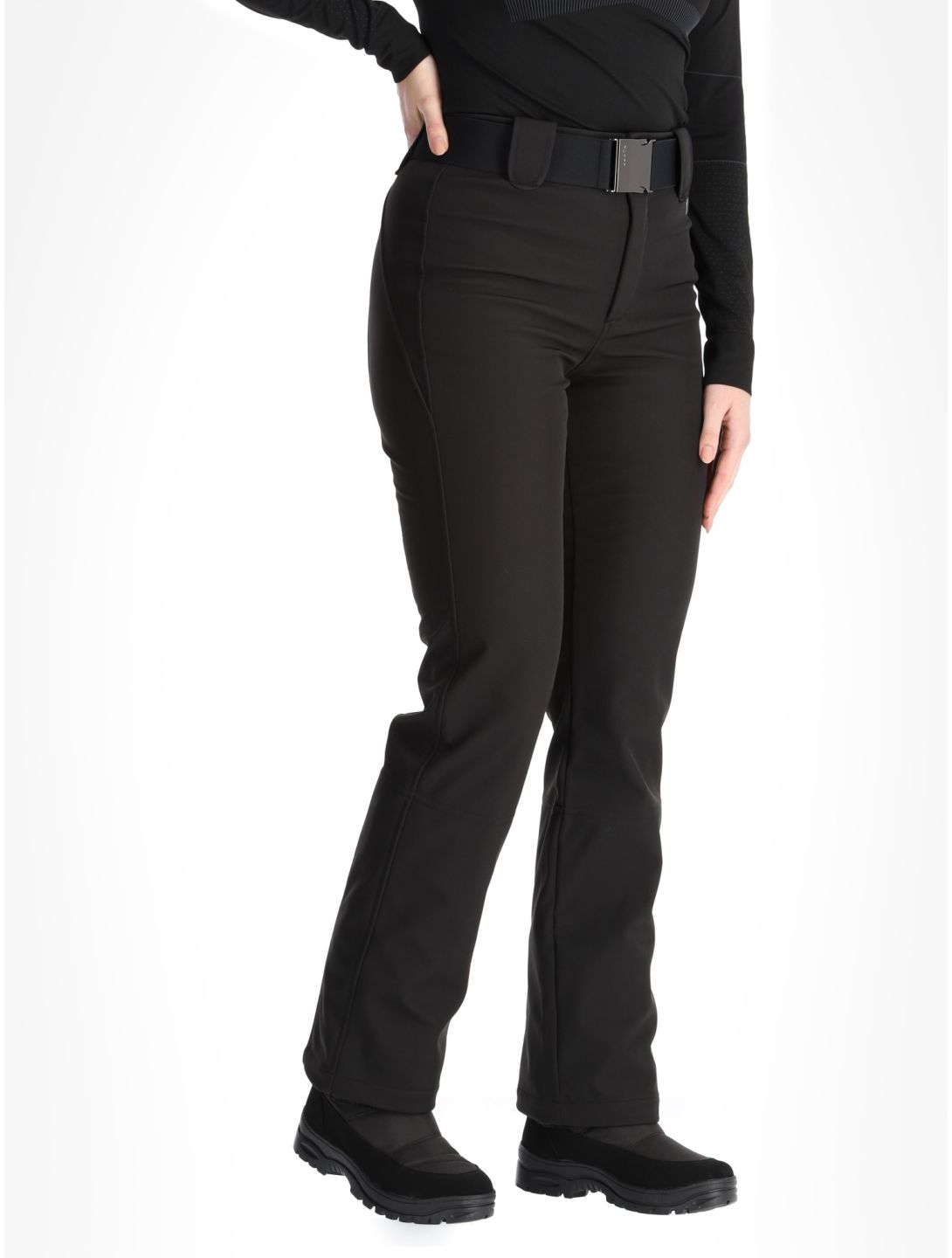 Luhta, Luhta Joensuu pantalon de ski en softshell femmes Black noir 