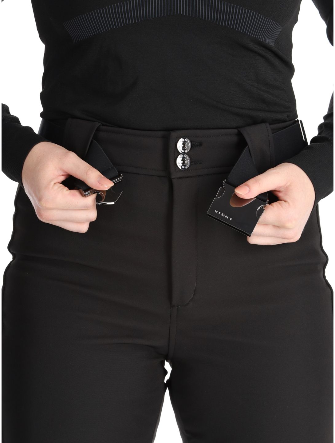 Luhta, Joensuu pantalon de ski en softshell femmes Black noir 