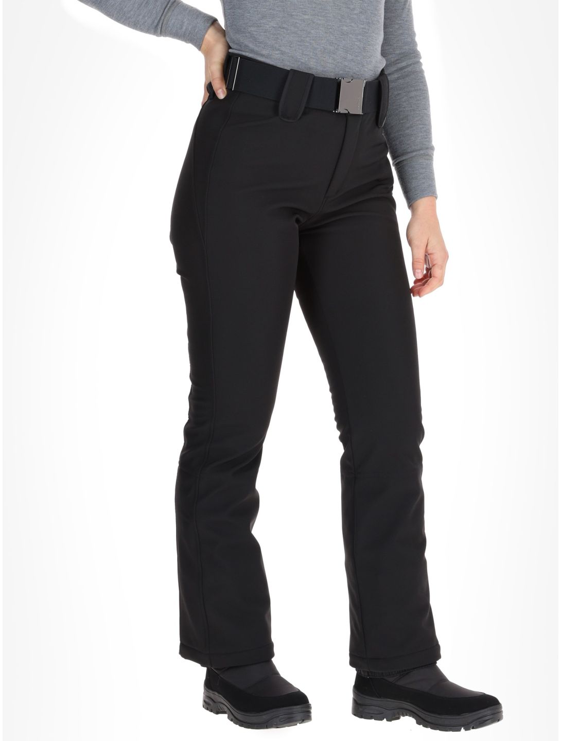 Luhta, Luhta Joensuu C pantalon de ski en softshell femmes Black noir 