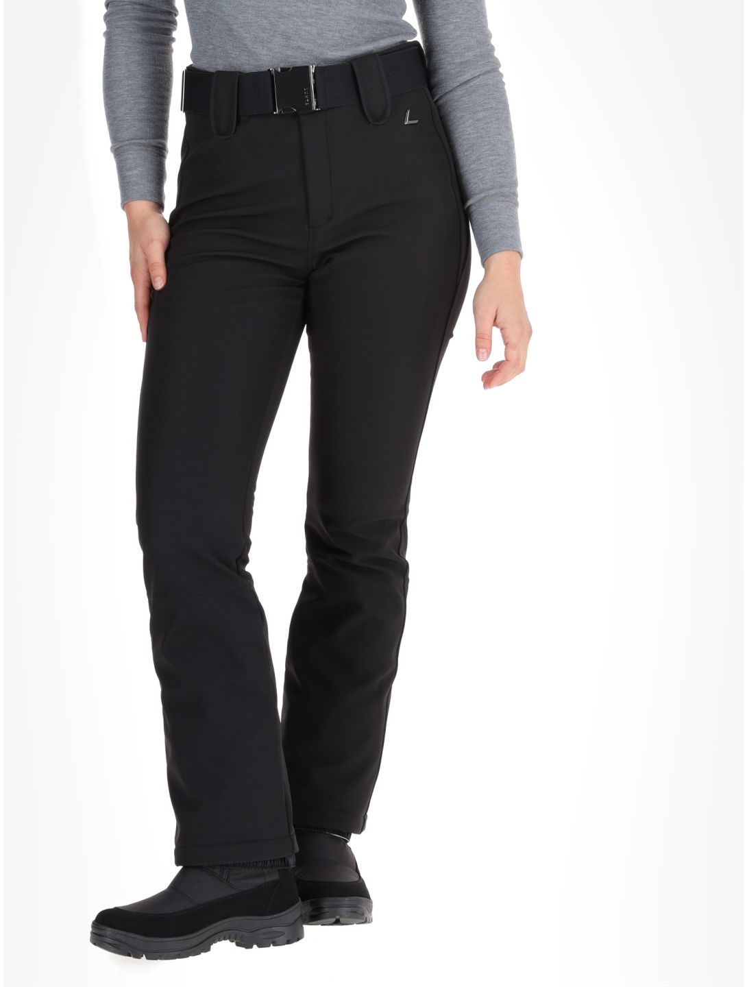 Luhta, Luhta Joensuu C pantalon de ski en softshell femmes Black noir 