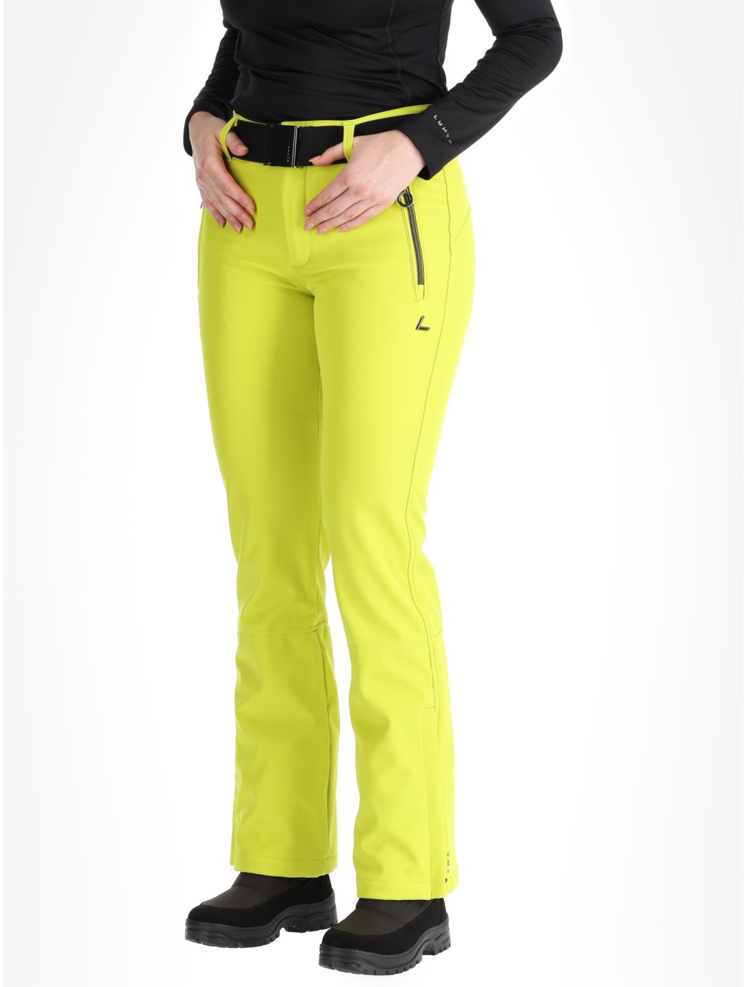 Luhta, Joentaus pantalon de ski en softshell femmes Aloe vert 