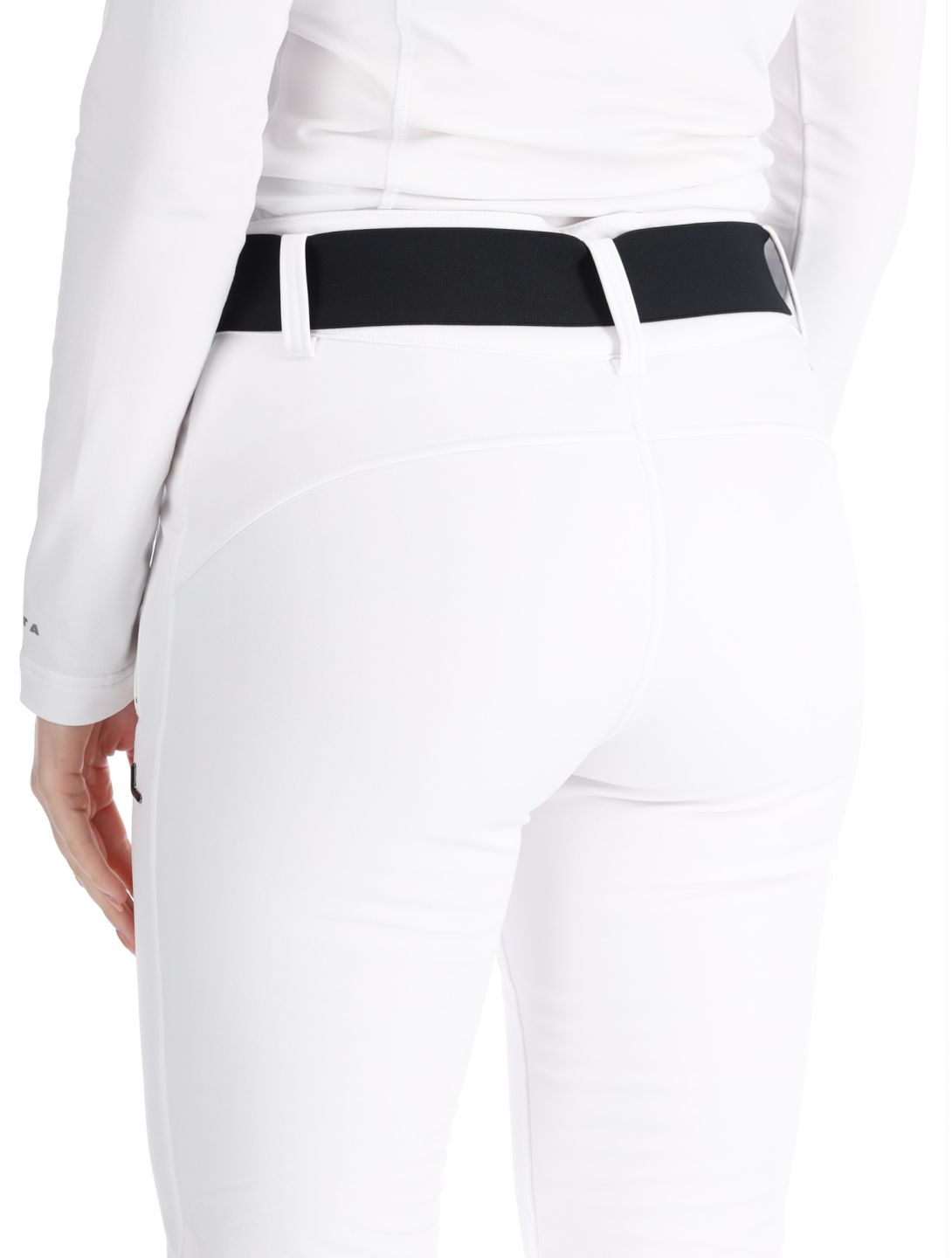 Luhta, Joentaus pantalon de ski en softshell femmes Optic White blanc 