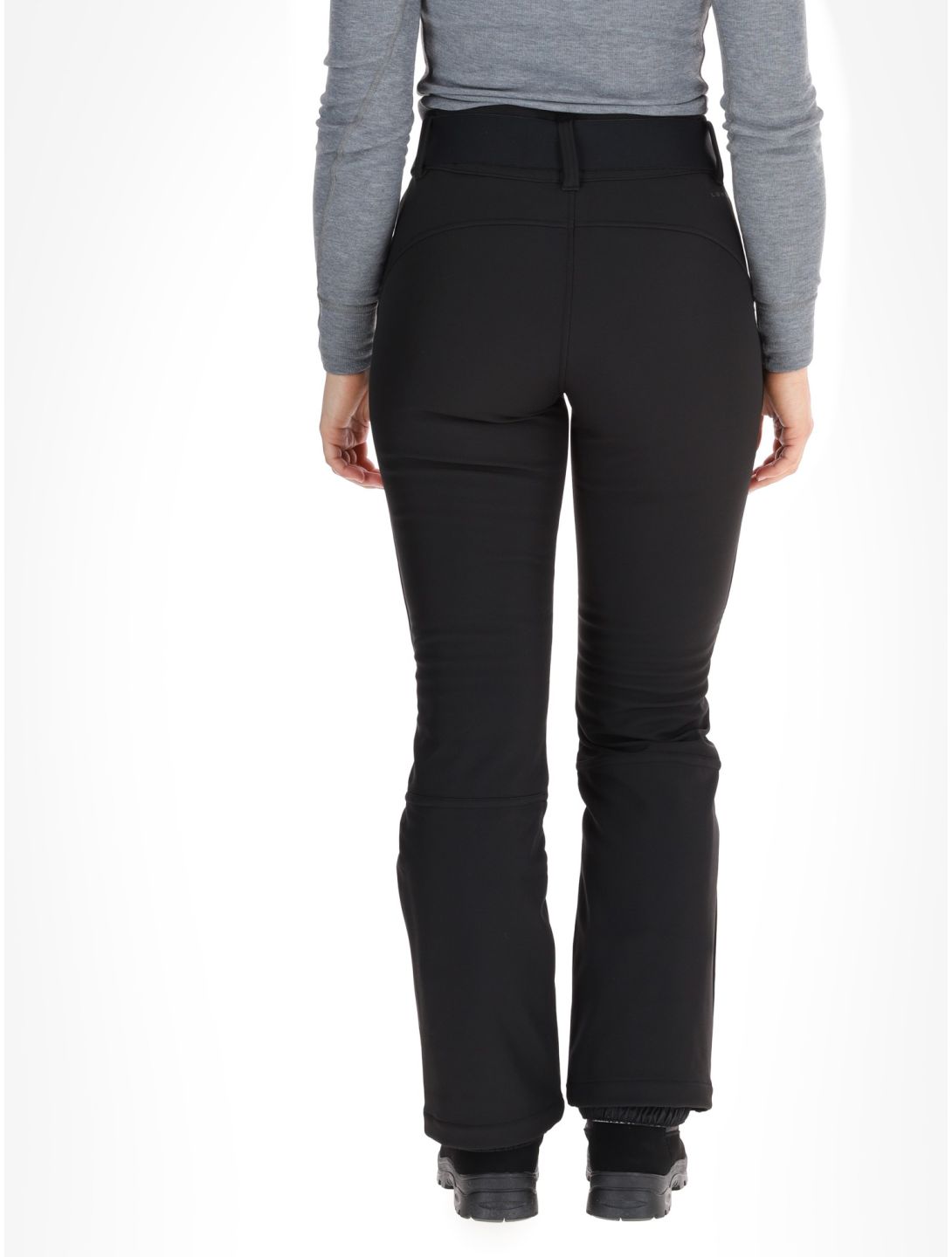 Luhta, Joentaus C pantalon de ski en softshell modèle court femmes Black noir 