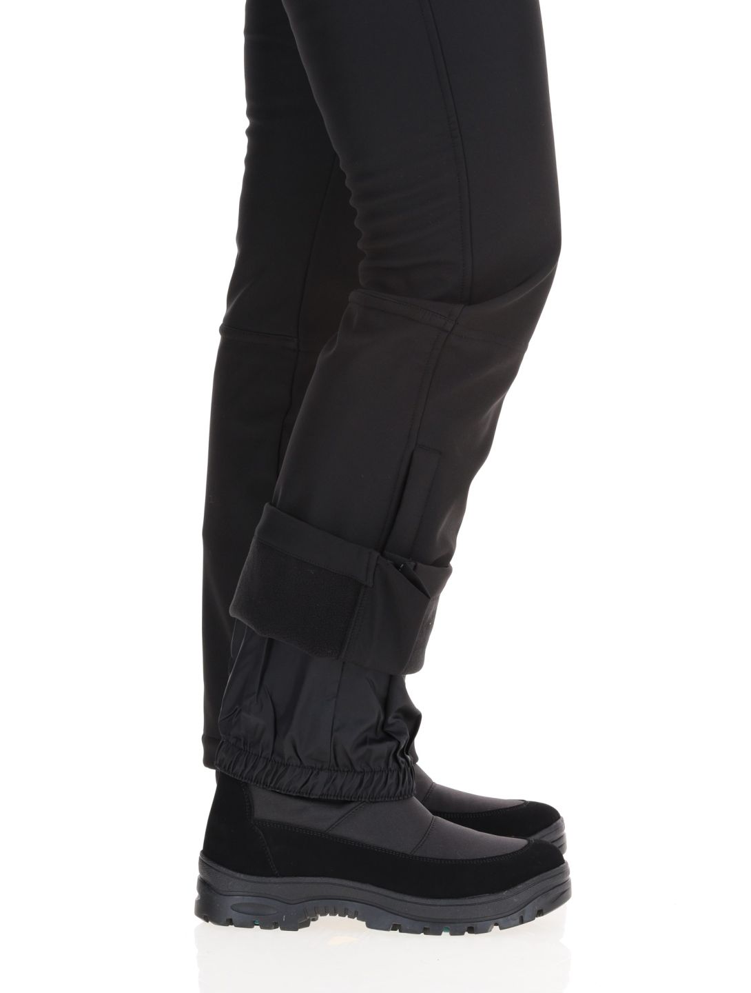 Luhta, Joentaus C pantalon de ski en softshell modèle court femmes Black noir 