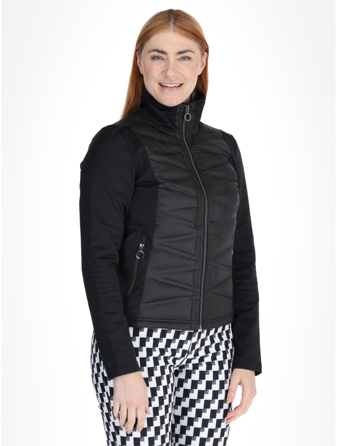 Luhta, Luosu gilet femmes Black noir 