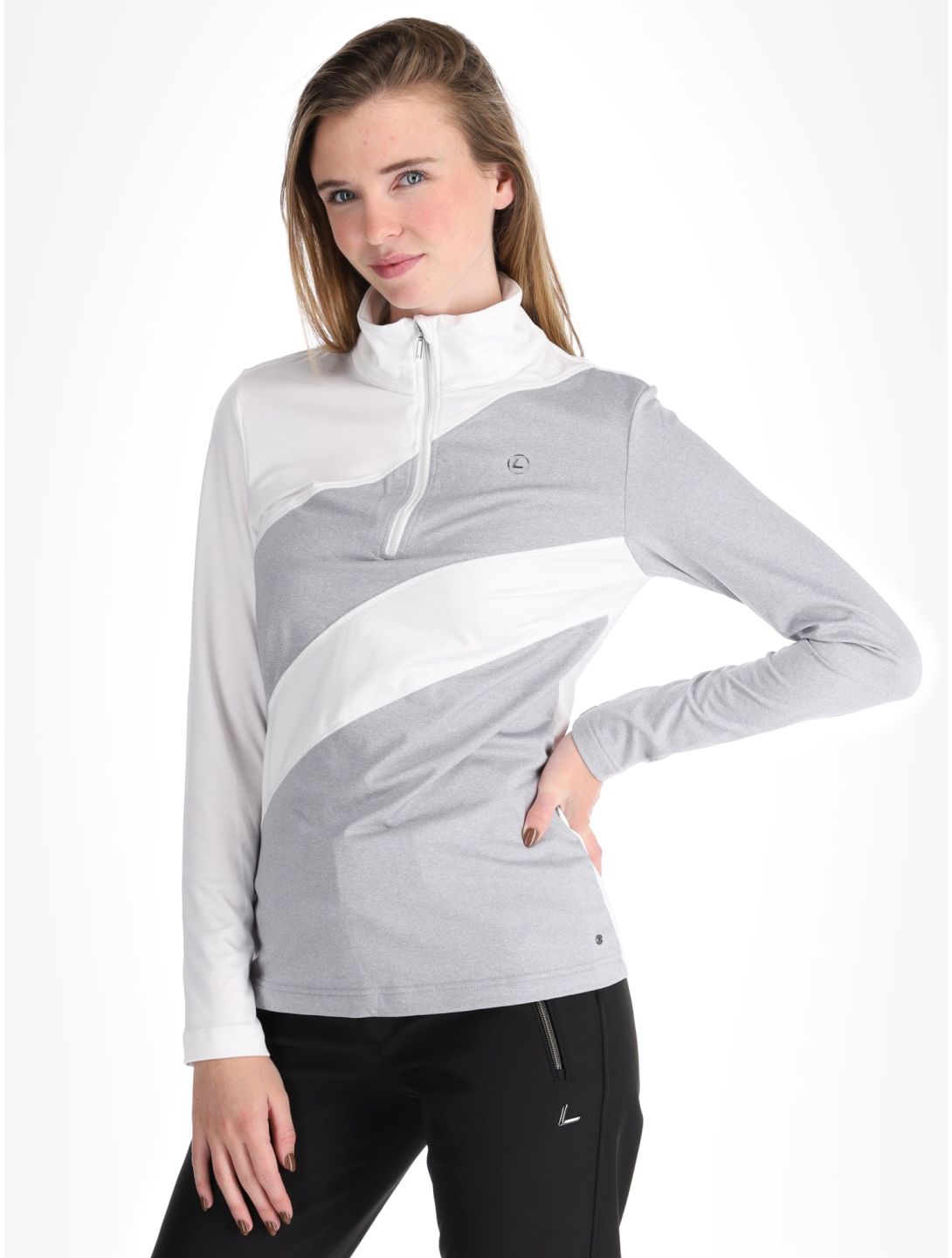 Luhta, Madetkoski pull de ski femmes Optic White blanc 