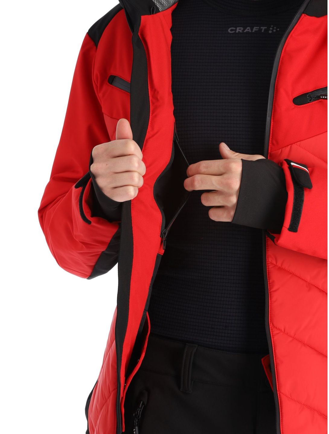 Luhta, Muurivaara veste de ski hommes Cranberry rouge 