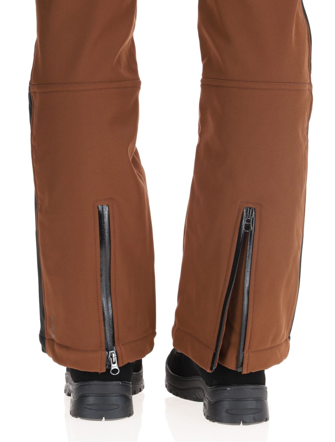 Luhta, Reututunturi pantalon de ski en softshell femmes Chocolat brun 