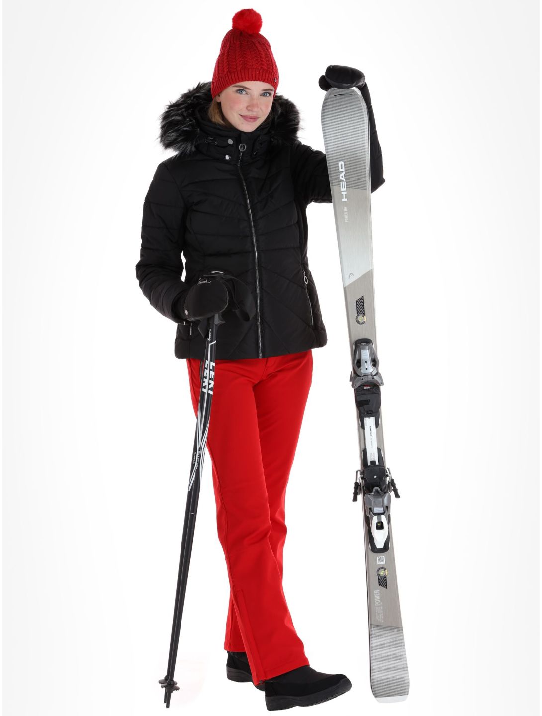 Luhta, Skalluvaara veste de ski femmes Black noir 