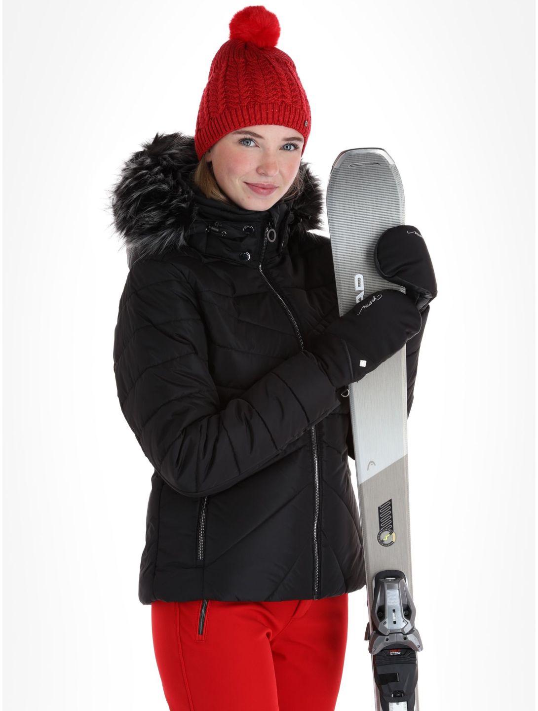 Luhta, Skalluvaara veste de ski femmes Black noir 