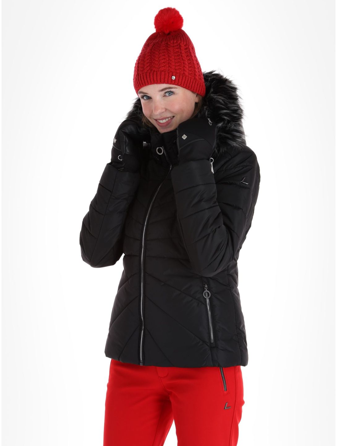 Luhta, Skalluvaara veste de ski femmes Black noir 