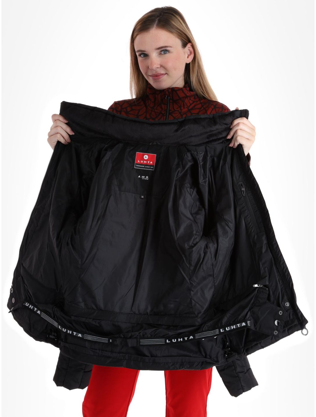 Luhta, Skalluvaara veste de ski femmes Black noir 