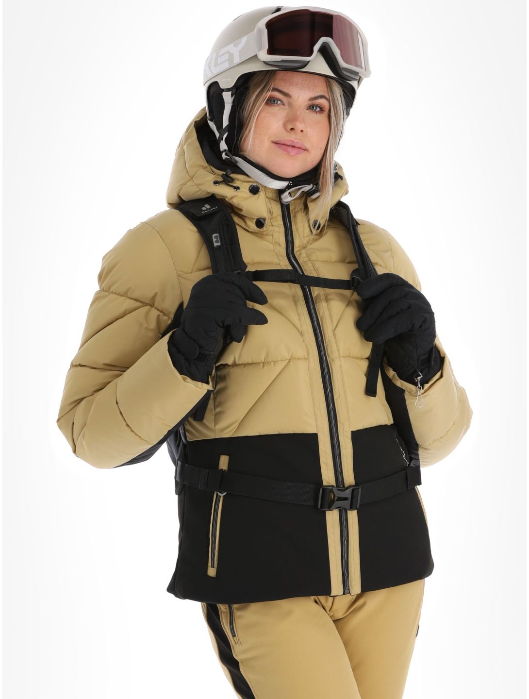 Luhta, Suomutunturi veste de ski femmes Cafe Au Lait beige 