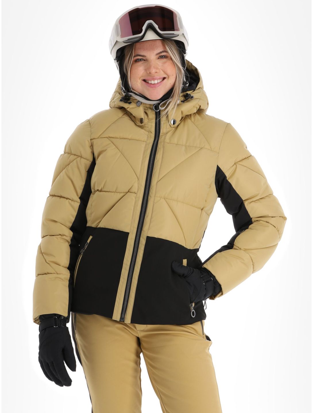 Luhta, Suomutunturi veste de ski femmes Cafe Au Lait beige 