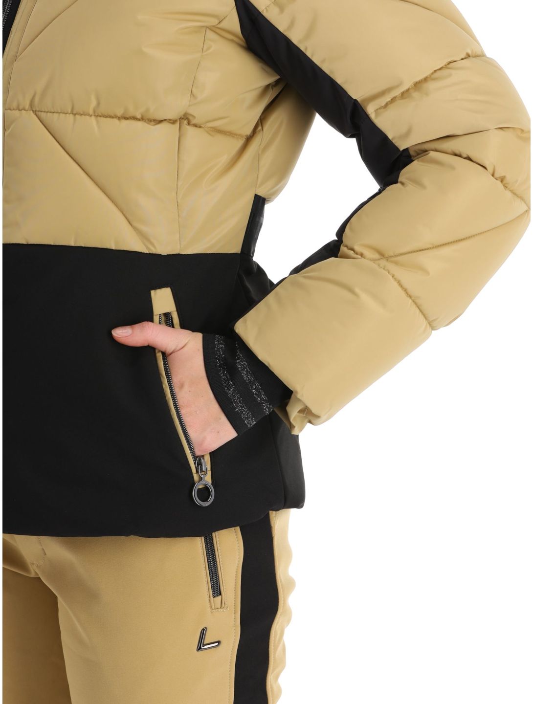 Luhta, Suomutunturi veste de ski femmes Cafe Au Lait beige 