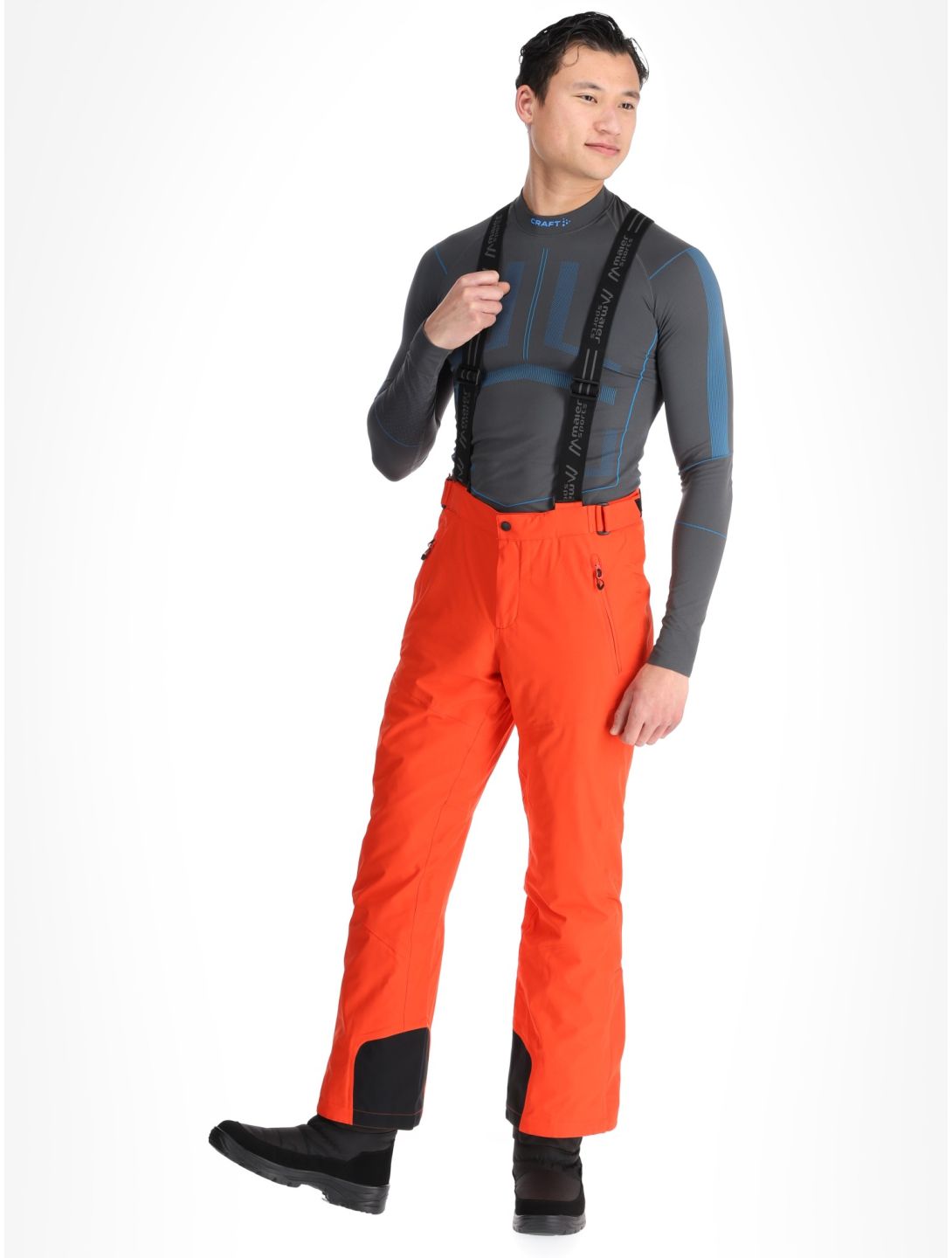 Maier Sports, Anton 2.1 pantalon de ski hommes Paprika Flame orange 